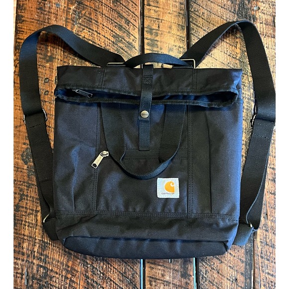 Carhartt Handbags - Carhartt Legacy Hybrid Convertible Black Backpack/Tote Bag/Laptop Bag